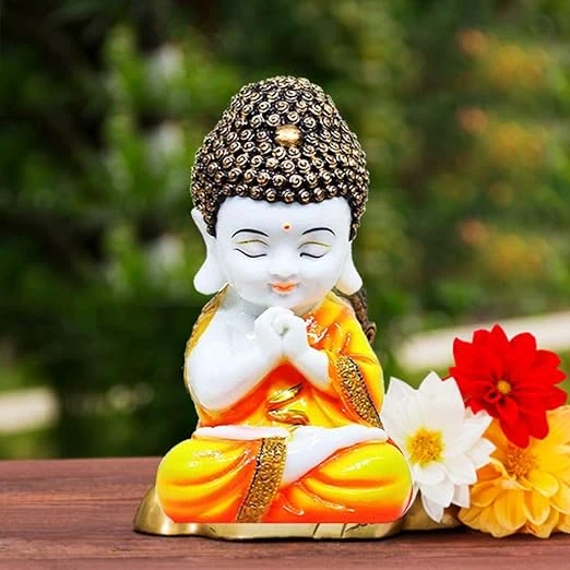 Handcrafted Baby Monk Decorative Figurine – Unique Gift for Special Occasions | 