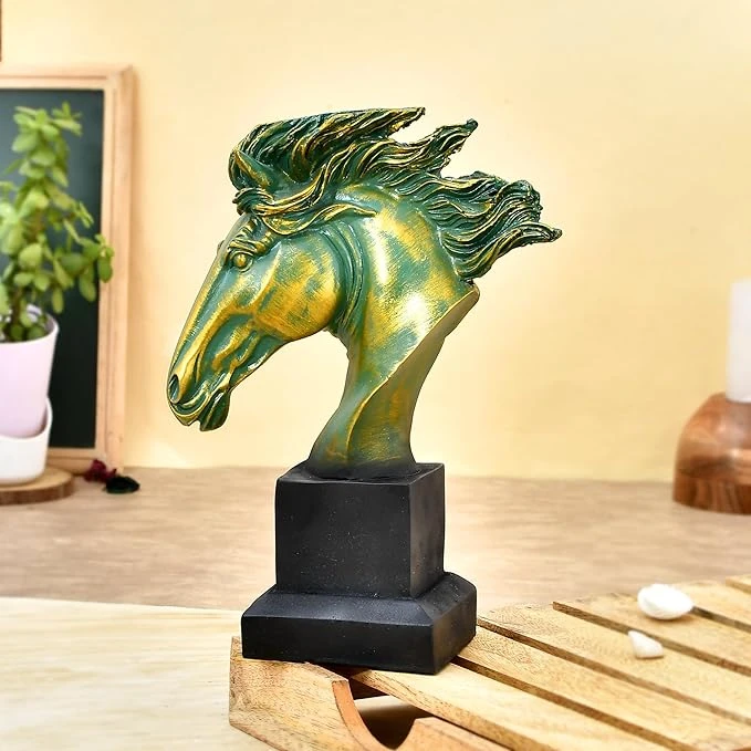 Horse Face Statue for Home Decor Showpiece