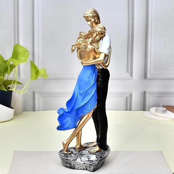 Valentine Romantic Love Couple Statue Showpiece Figurine for Home decor living r