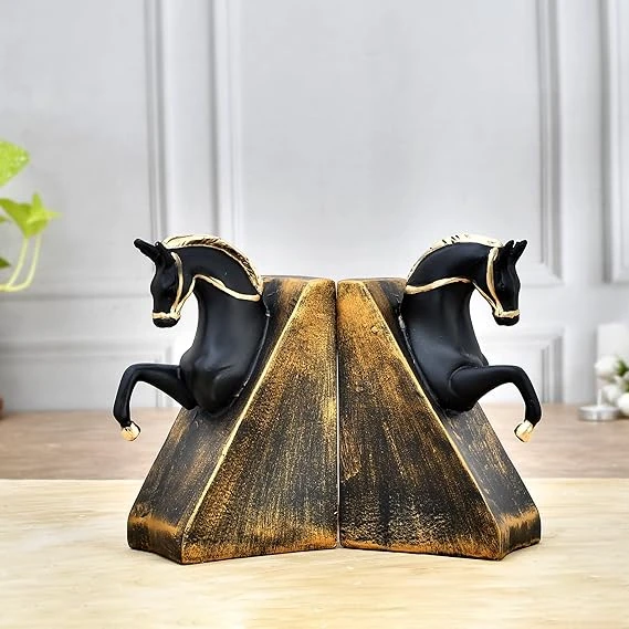 Horse Face Book Holder Statue for Home Decor Living Room showpiece figurine