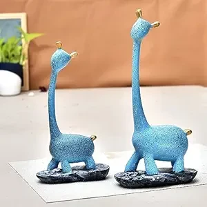 Giraffe Pair Antique Finish Showpiece for Home Decor/Gifting/Living Room Showpie