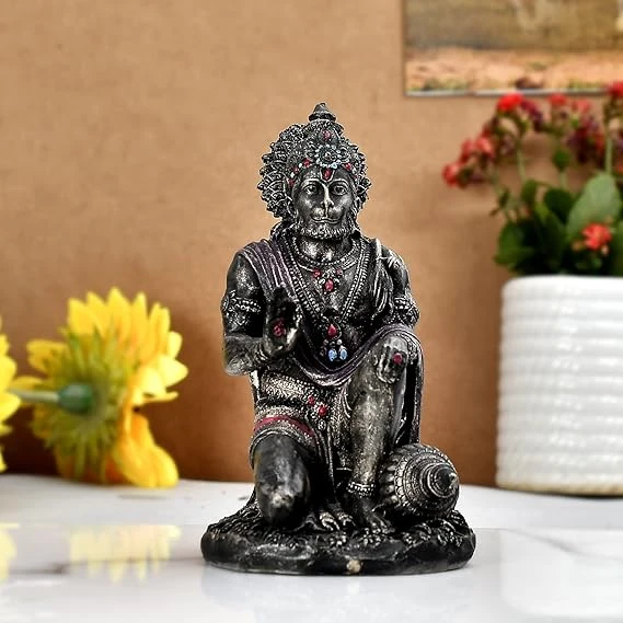 Handcrafted Lord Hanuman Ji Decorative Showpiece Figurine – Spiritual Home Décor